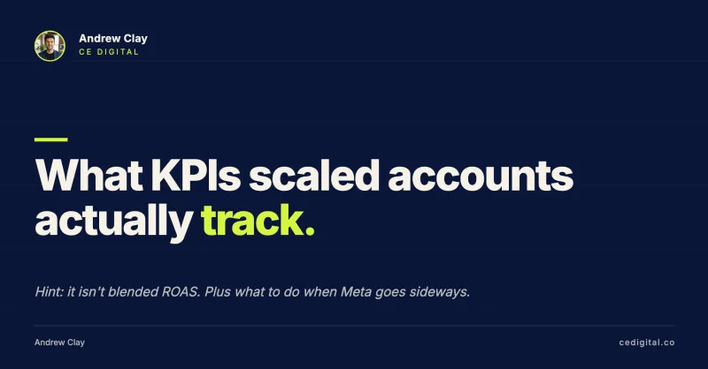 Beyond Blended ROAS: The KPIs and Budget Model for Real Growth